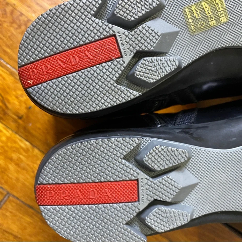 Prada Black Ankle Boots - Picture 8 of 14